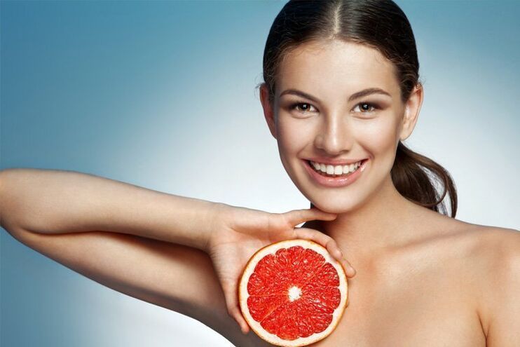 Grapefruit verbrennt Kalorien