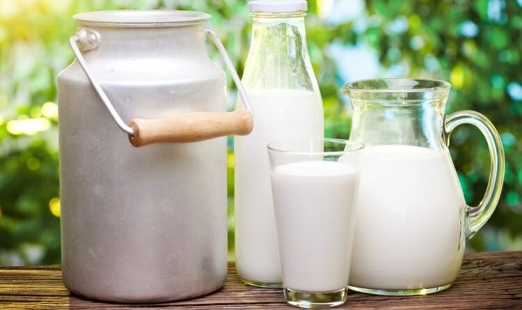 Ab der zweiten Diätwoche werden schrittweise Milchprodukte eingeführt